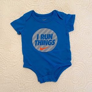 Nike ‘I Run Things’ Blue Onesie